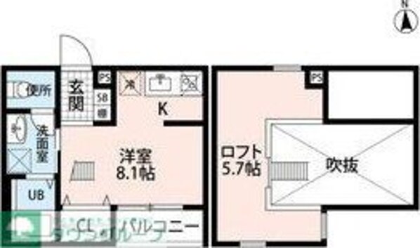 Astor Place(アスタープレイス)の物件間取画像